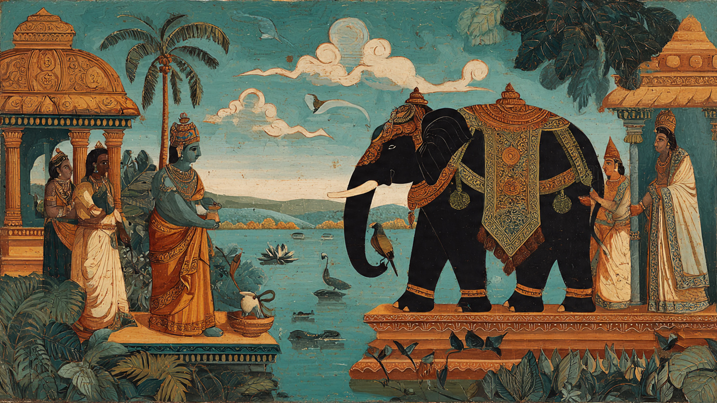 King With Elephant